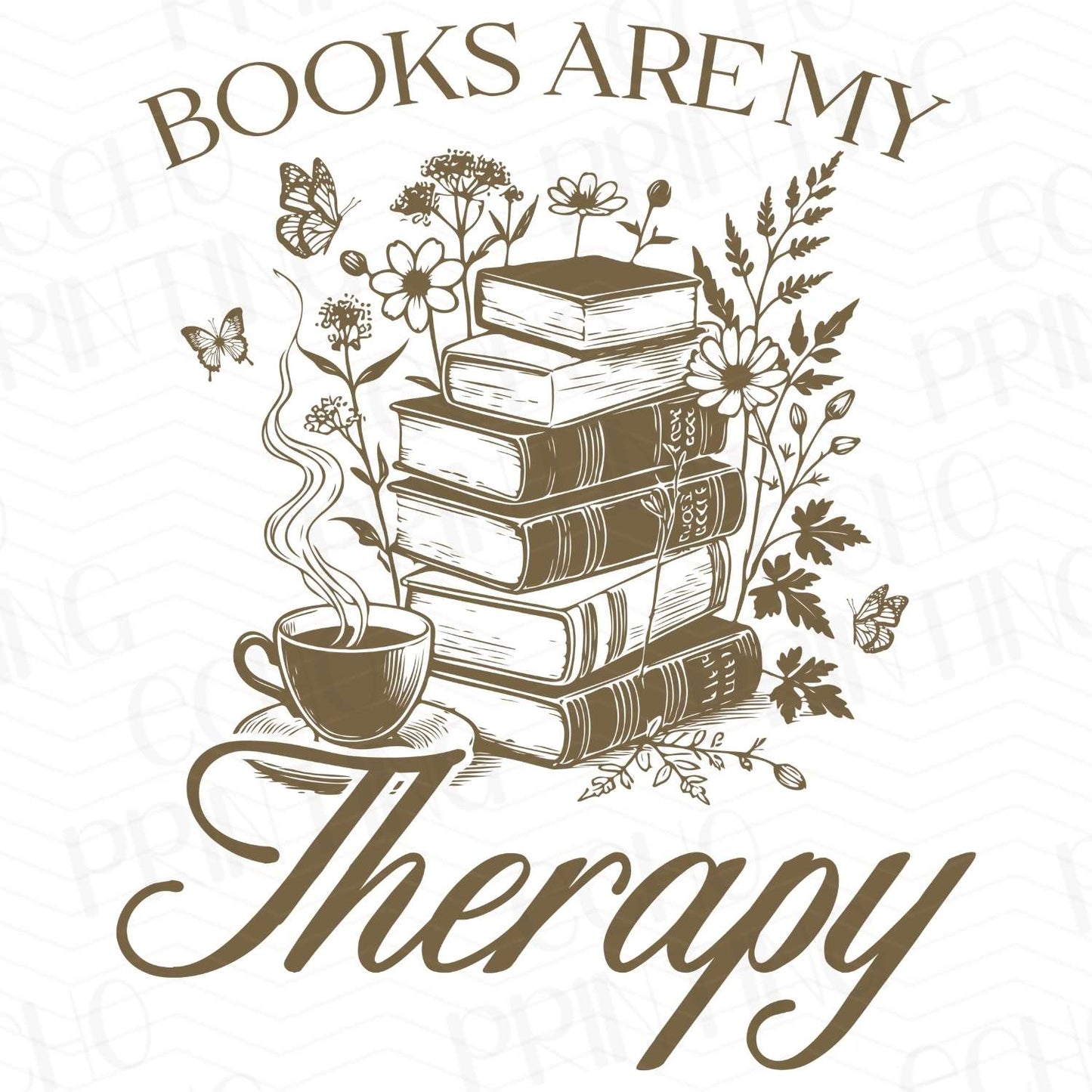 BKG 73 - BOOKS ARE MY THERAPY – NEUTRAL