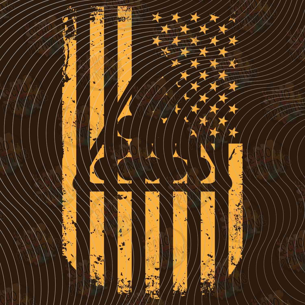 BLRDG 39 - GOLD USA FLAG STYLE