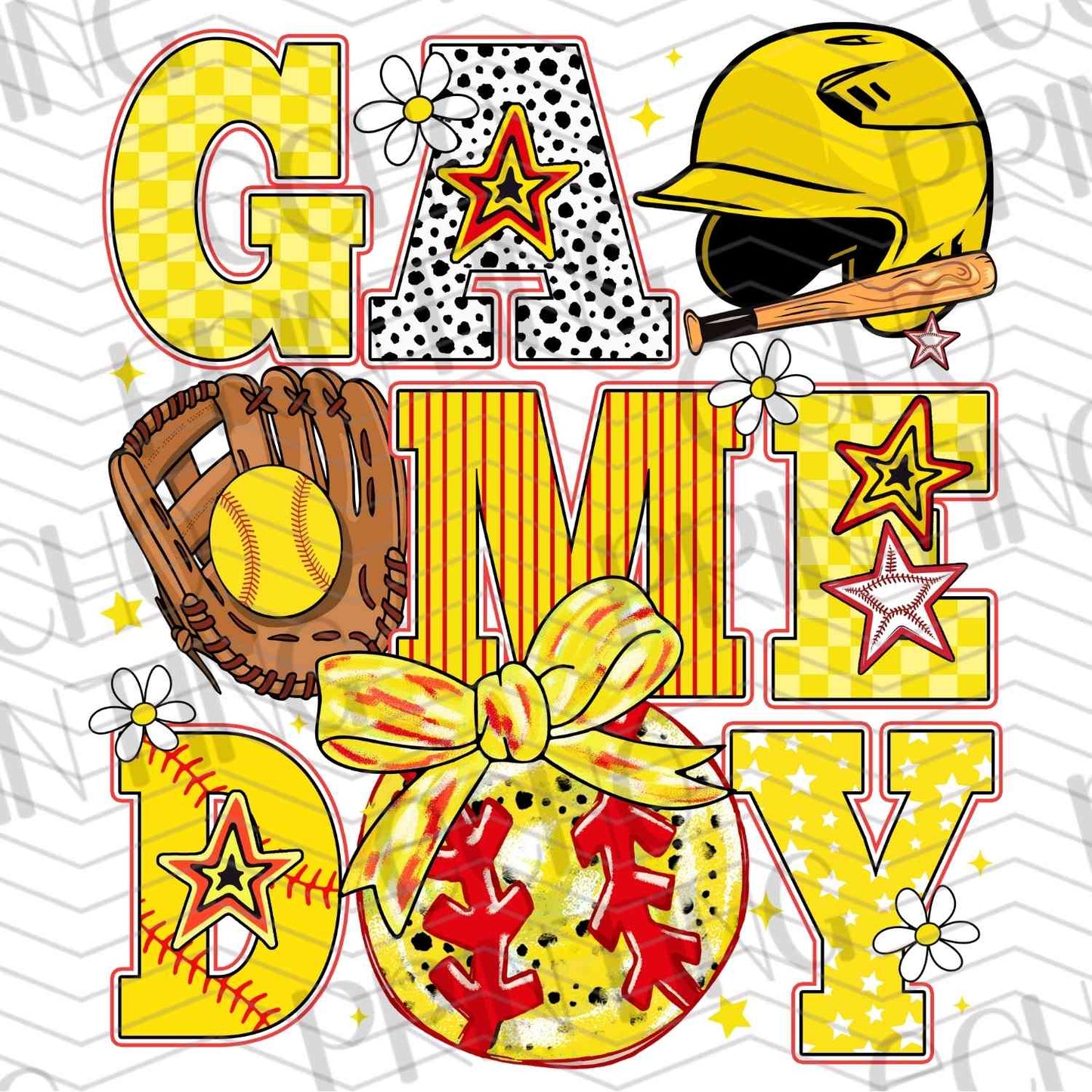 BSBG 116 - GAME DAY YELLOW HELMET