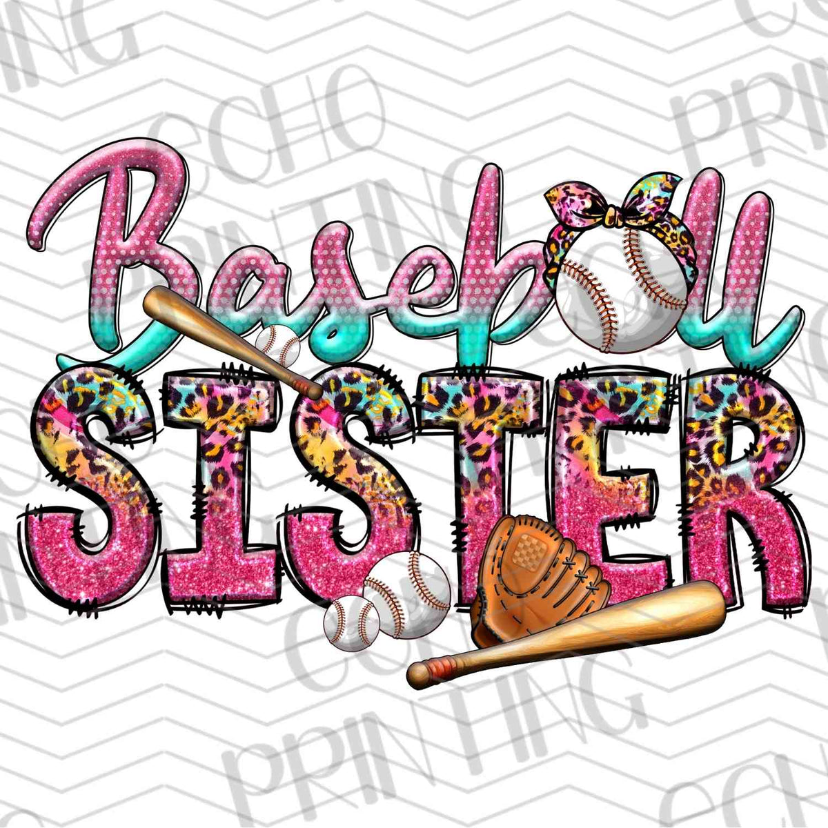 BSBG 131 - BASEBALL SISTER PINK