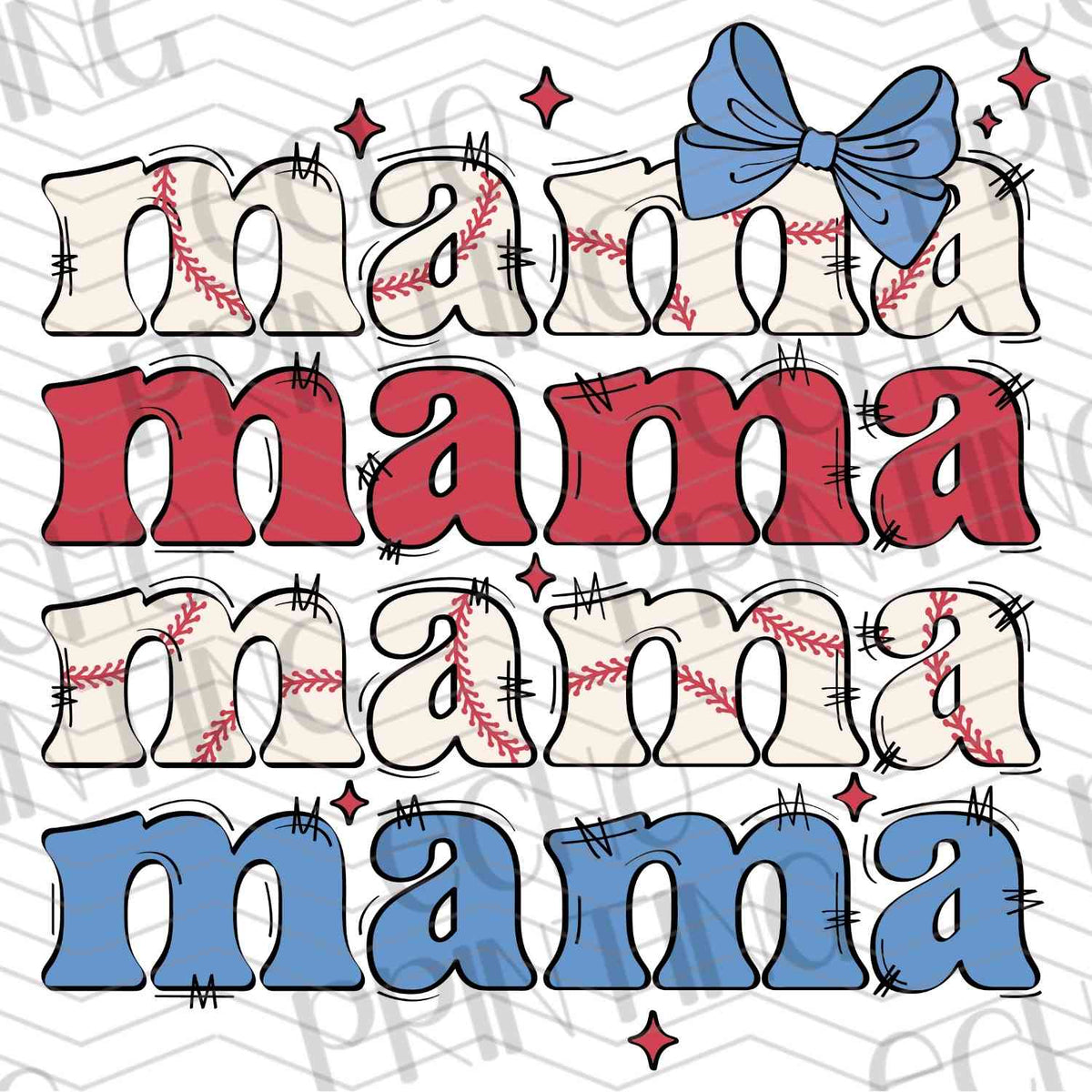 BSBG 155 - RED WHITE AND BLUE MAMA