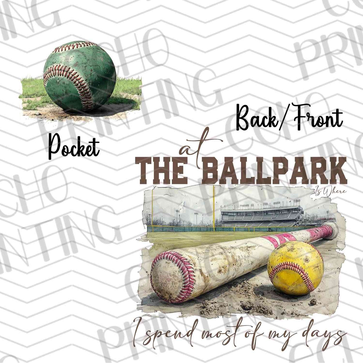 BSBG 177 - BALLPARK DAYS **POCKET SOLD SEPERATELY**