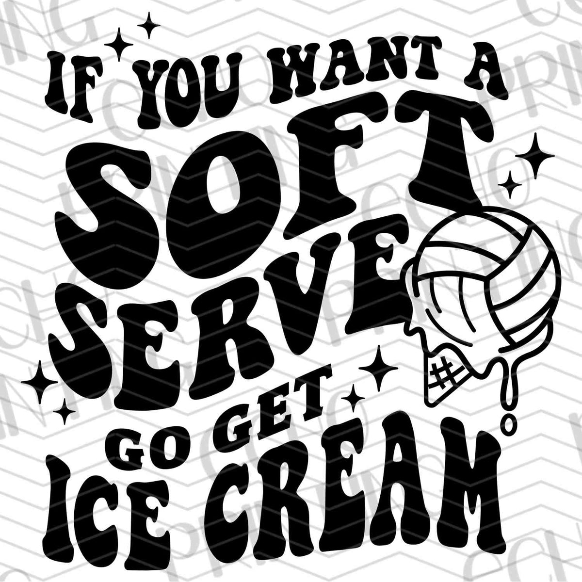 BSBG 22 - SOFT SERVE GO GET ICE CREAM BLACK