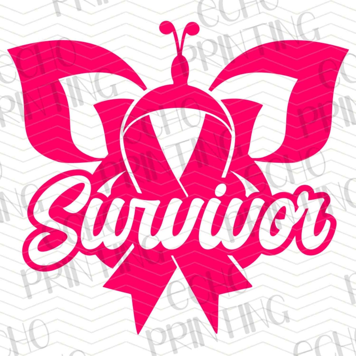BSCRA 113 – SURVIVOR QUOTE WITH PINK RIBBON
