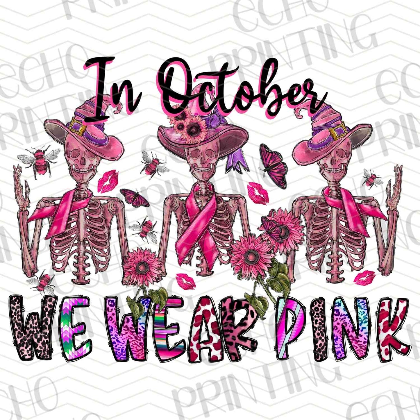 BSCRA 221 – IN OCTOBER WE WEAR PINK FLORAL