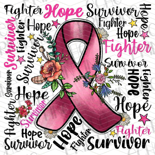 BSCRA 225 – HOPE FIGHTER WORD COLLAGE