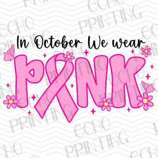 BSCRA 232 – IN OCTOBER WE WEAR PINK SCRIPT
