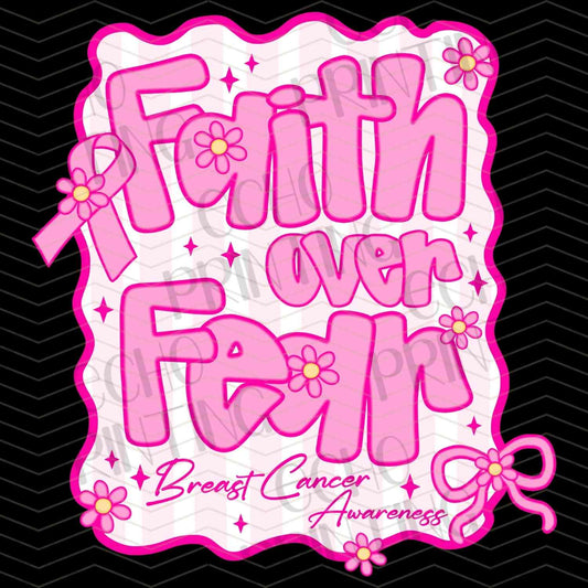 BSCRA 236 – FAITH OVER FEAR PINK RIBBON