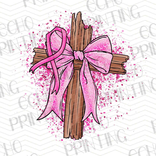 BSCRA 246 – PINK CROSS RIBBON