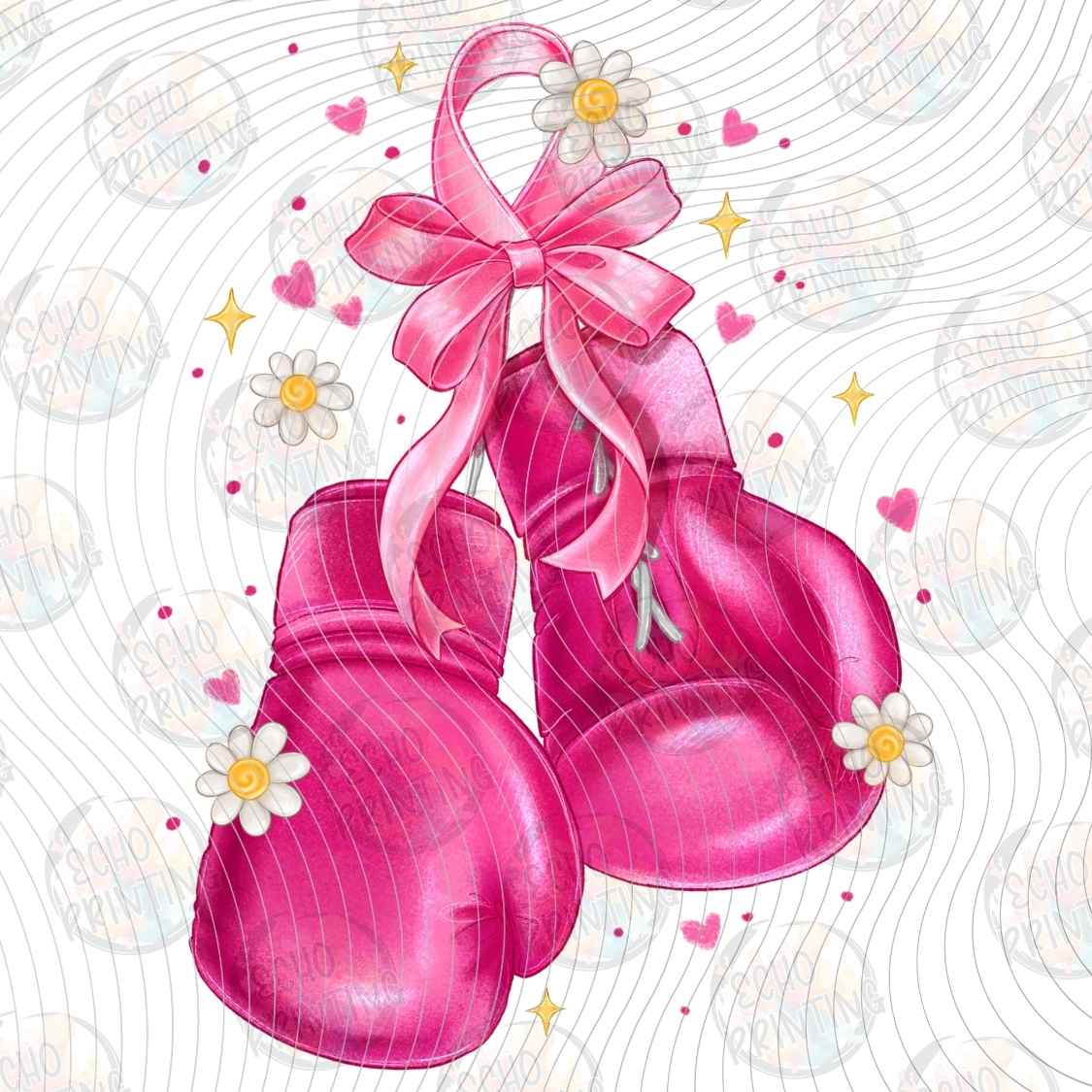 BSCRA 277 - PINK RIBBON BOXING GLOVES