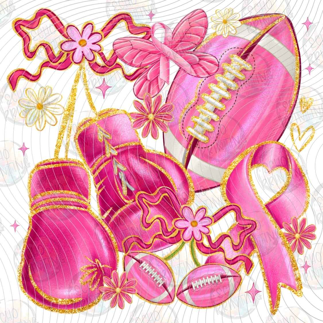 BSCRA 295 - PINK FOOTBALL AWARENESS COLLAGE