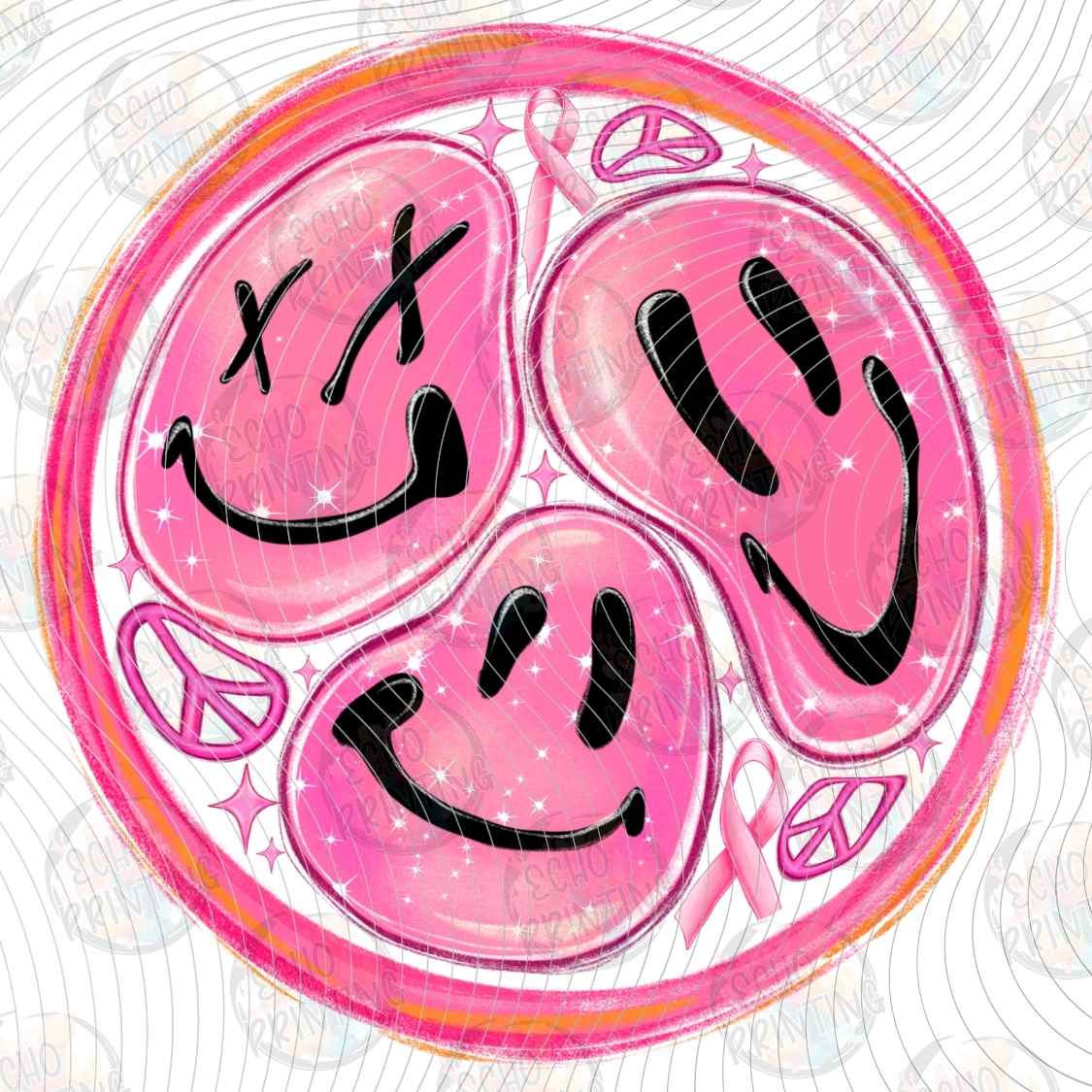 BSCRA 330 - BREAST CANCER SMILEY FACE