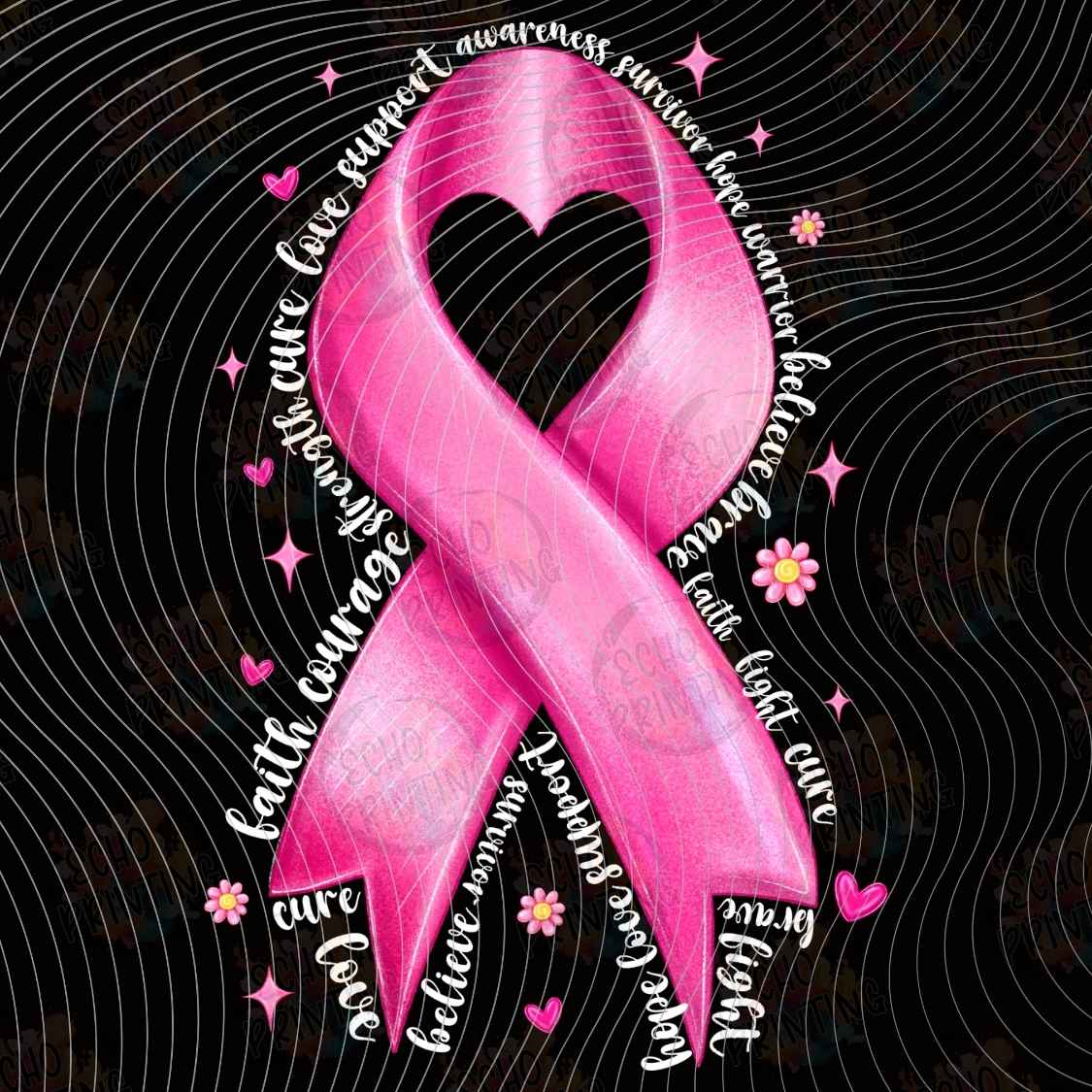 BSCRA 426 - PINK RIBBON AWARENESS ART