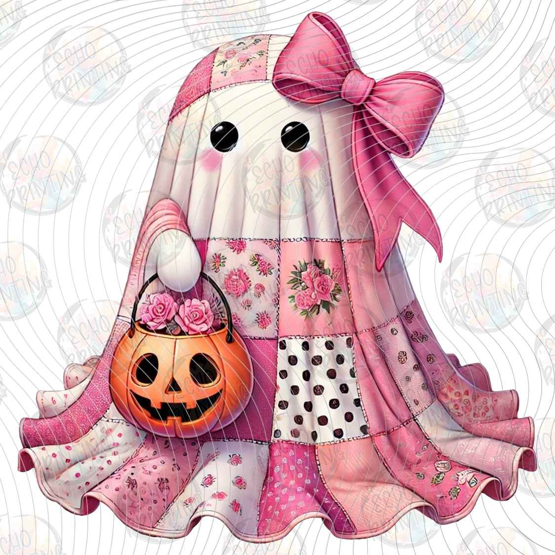 BSCRA 435 - PINK GHOST PUMPKIN STYLE