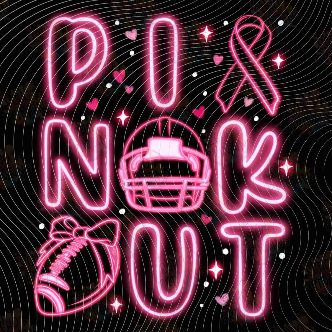 BSCRA 449 - PINK OUT NEON LETTERING