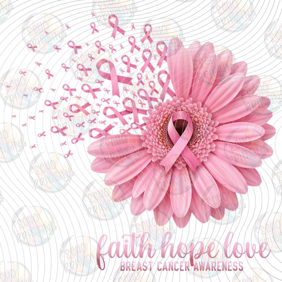 BSCRA 652 - FAITH HOPE LOVE FLOWER