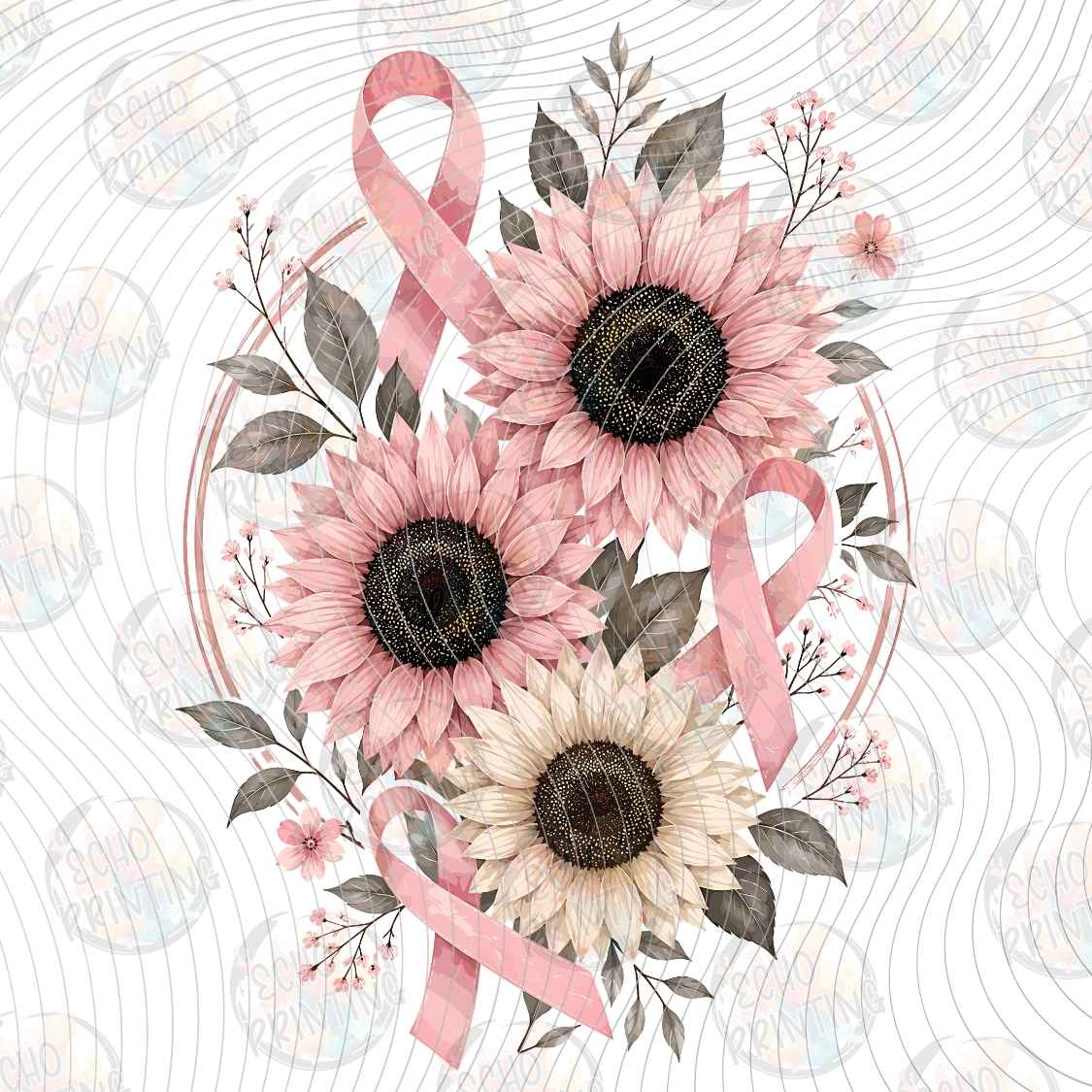 BSCRA 682 - FLORAL PINK RIBBON