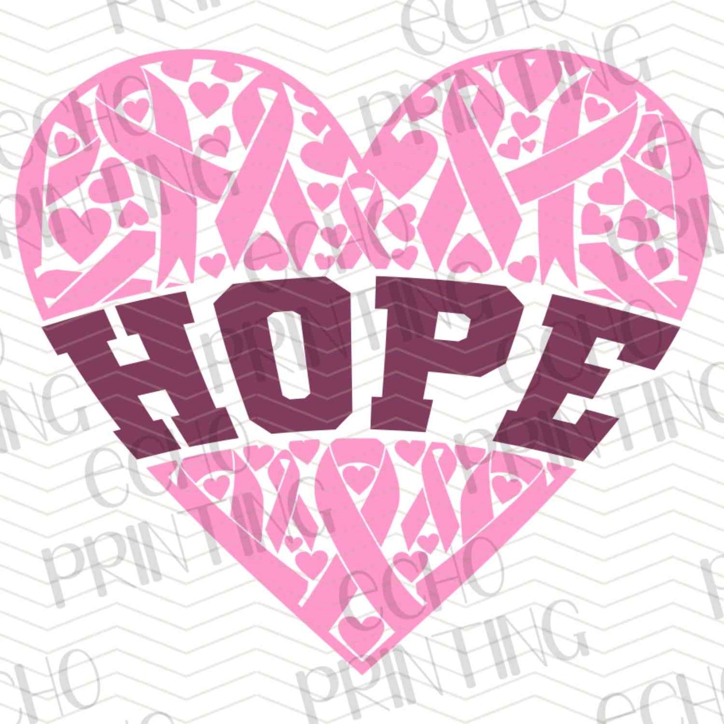 BSCRA 72 – PINK HEART WITH HOPE LETTERING
