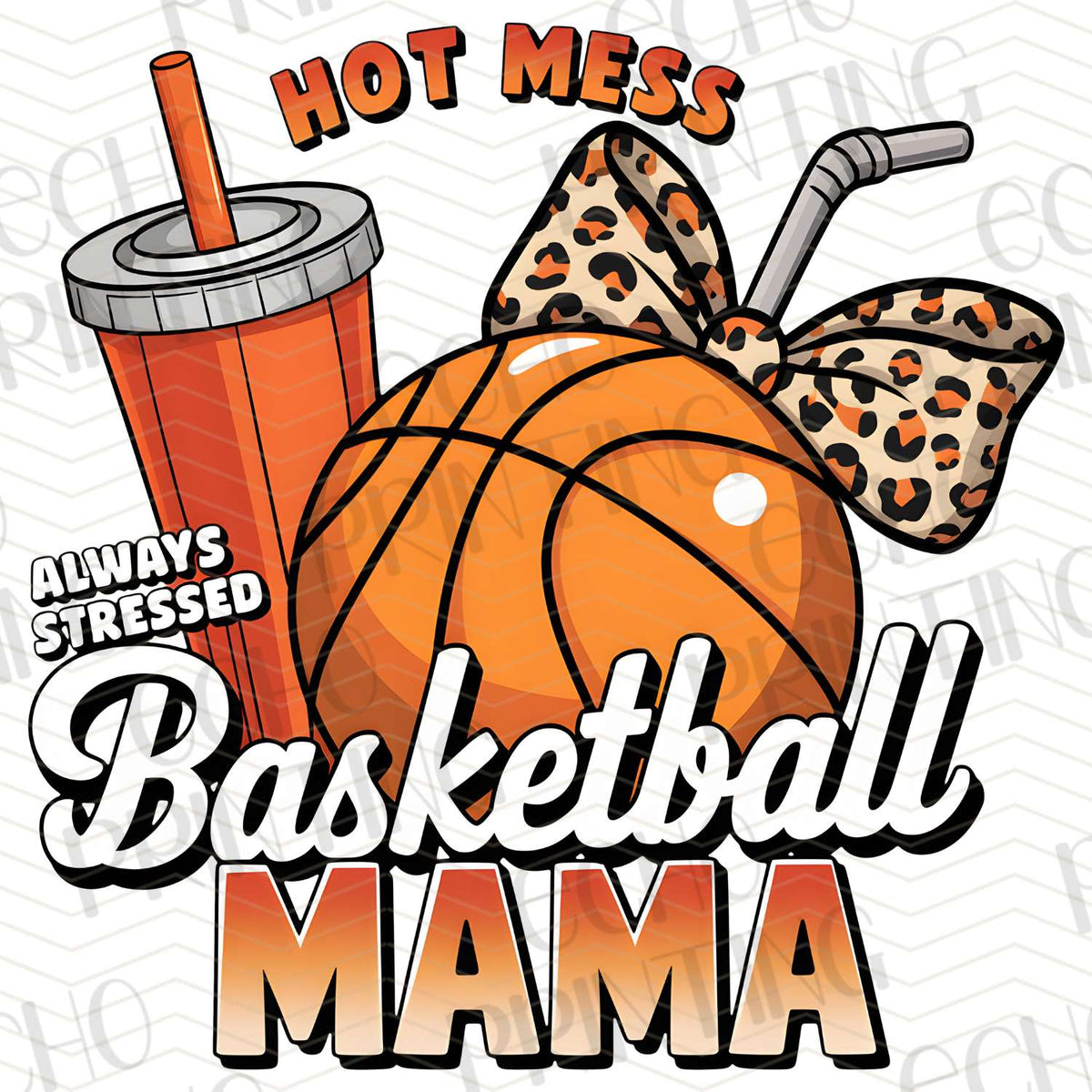 BSKG 1 - HOT MESS ORANGE BALL MAMA
