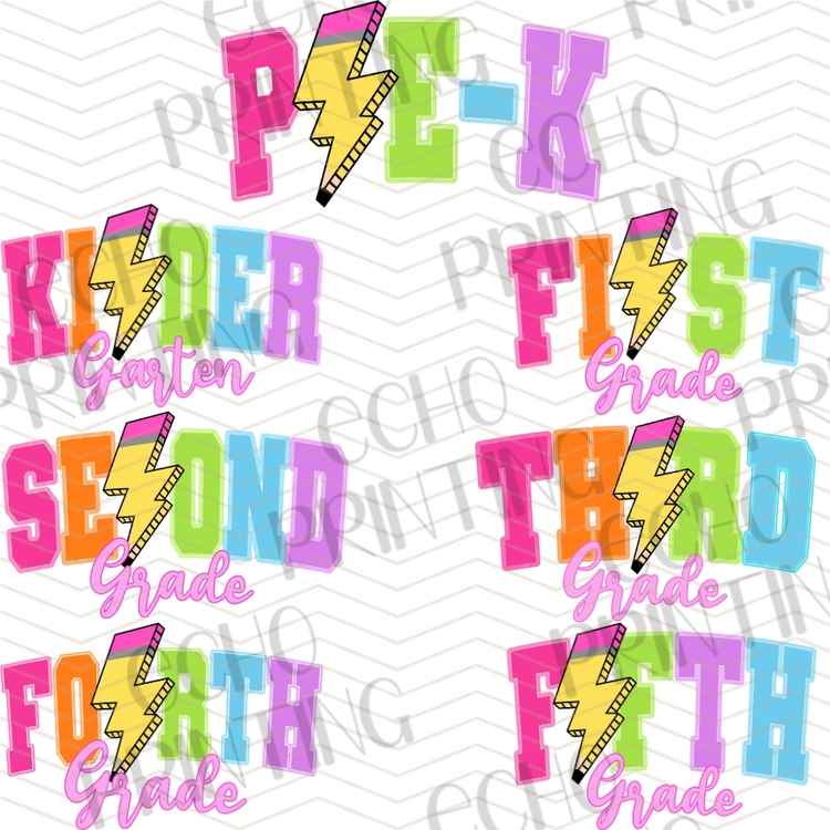 BTSG 253 - LIGHTNING BOLT GRADE LEVEL DESIGNS