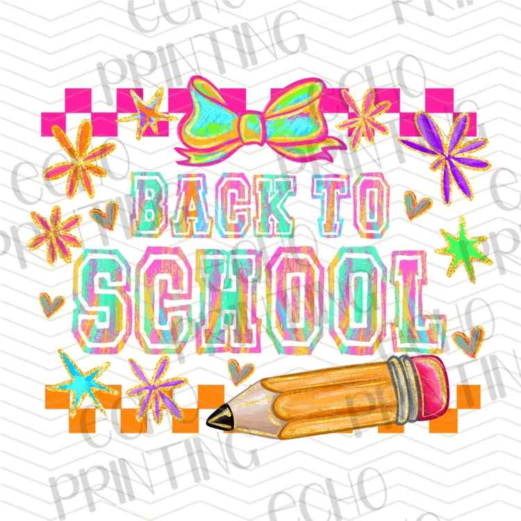 BTSG 262 - RETRO BACK TO SCHOOL LETTERING