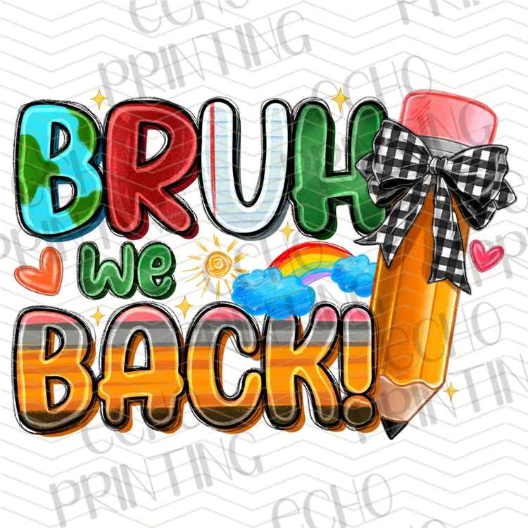 BTSG 270 - BRUH WE ARE BACK LETTERING