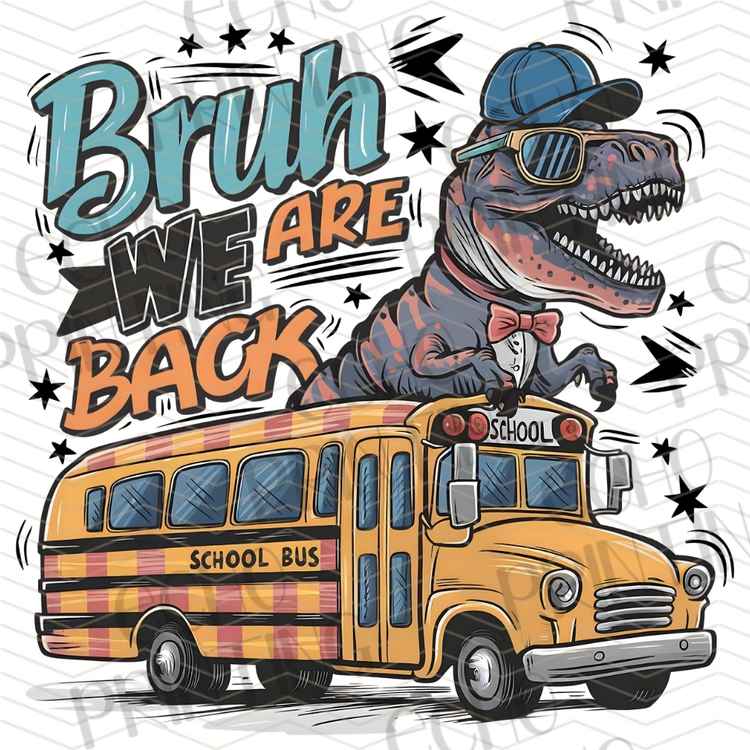 BTSG 272 - BACK TO SCHOOL DINOSAUR BUS