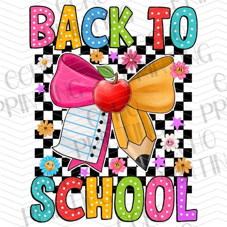 BTSG 273 - RETRO SCHOOL BOW LETTERING