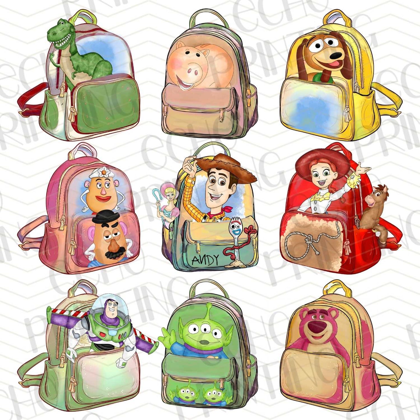 BTS 100 - TOY INSPIRED BACKPACKS FOR SCHOOL FUN
