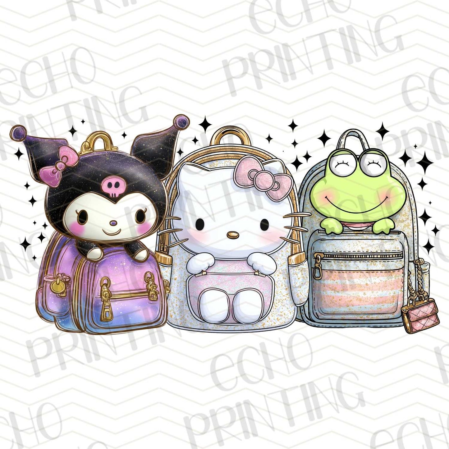 BTS 107 - CUTE FRIENDS WITH BACKPACKS SCHOOL