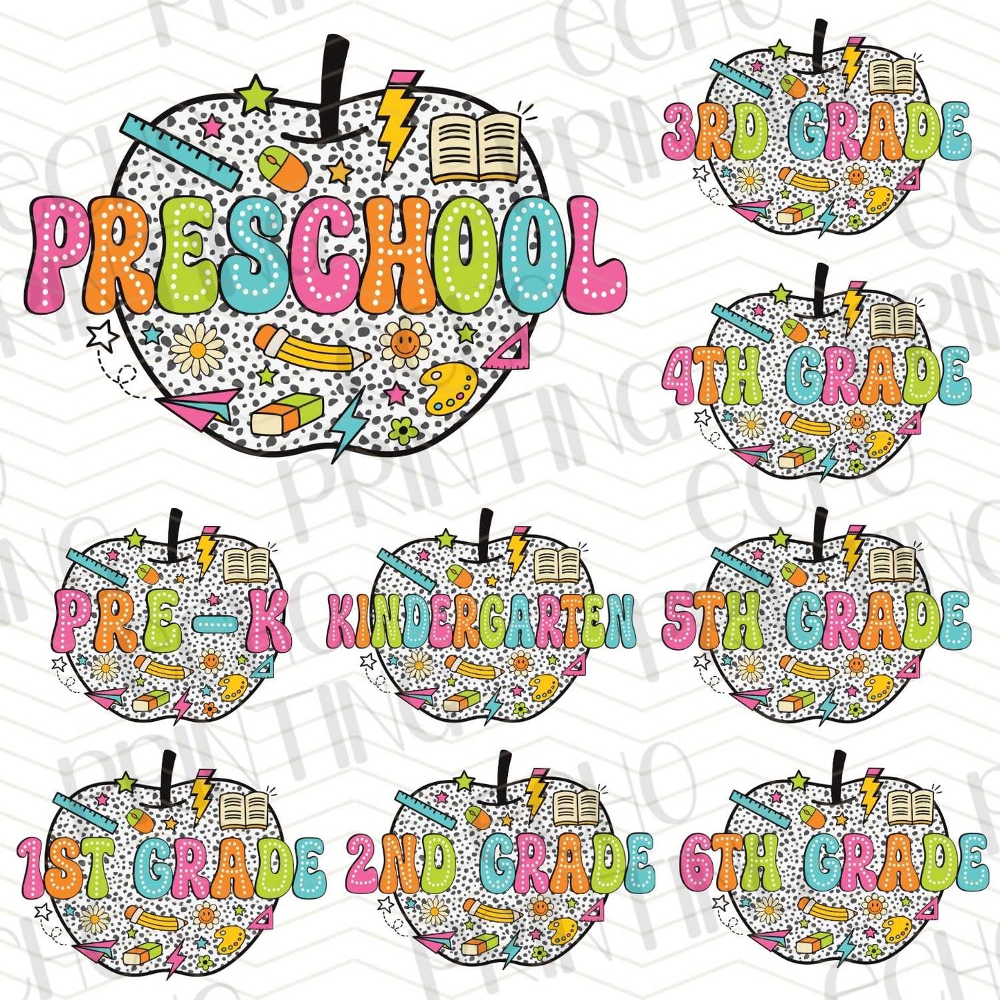BTSG 116 - GRADE LEVEL SCHOOL BOWL DESIGNS FROM PRESCHOOL TO 6TH