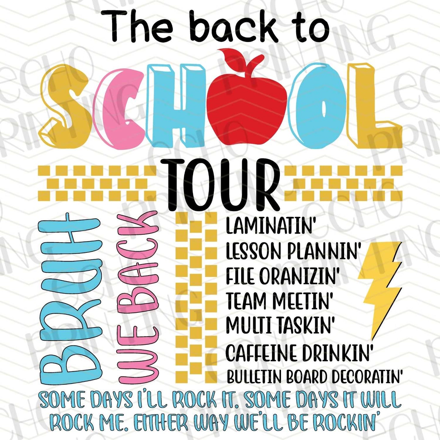 BTSG 27 - BACK TO SCHOOL TOUR WITH SUPPLY LIST