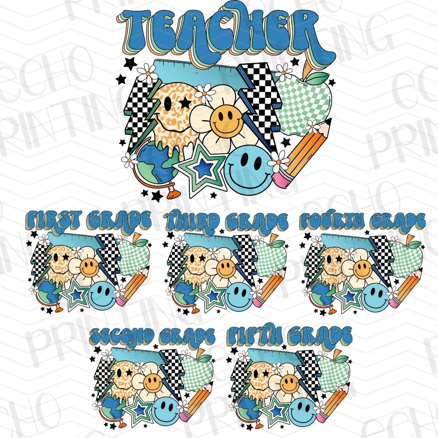 BTS 63 – TEACHER MONKEY THEME CLASSROOM GRADE LEVEL SET