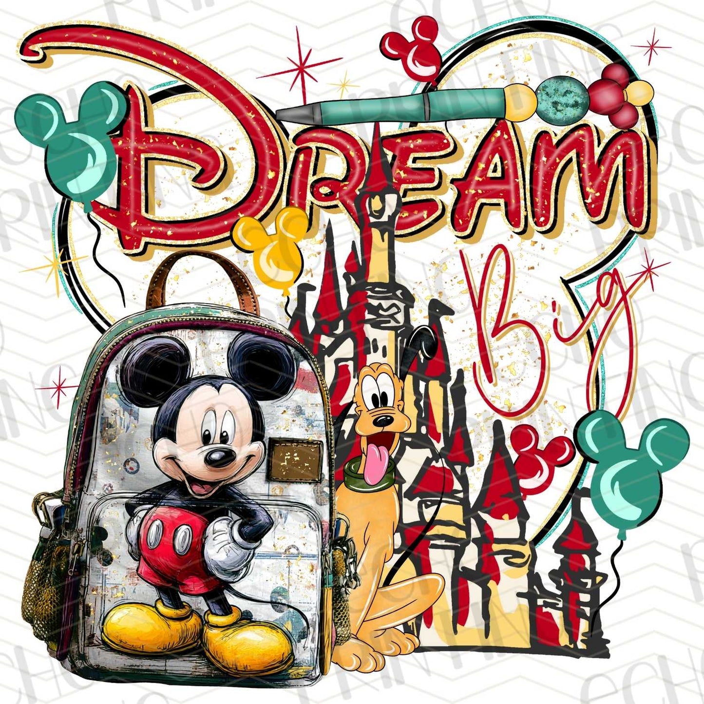 BTS 89 – DREAM BIG MOUSE CASTLE BALLOONS