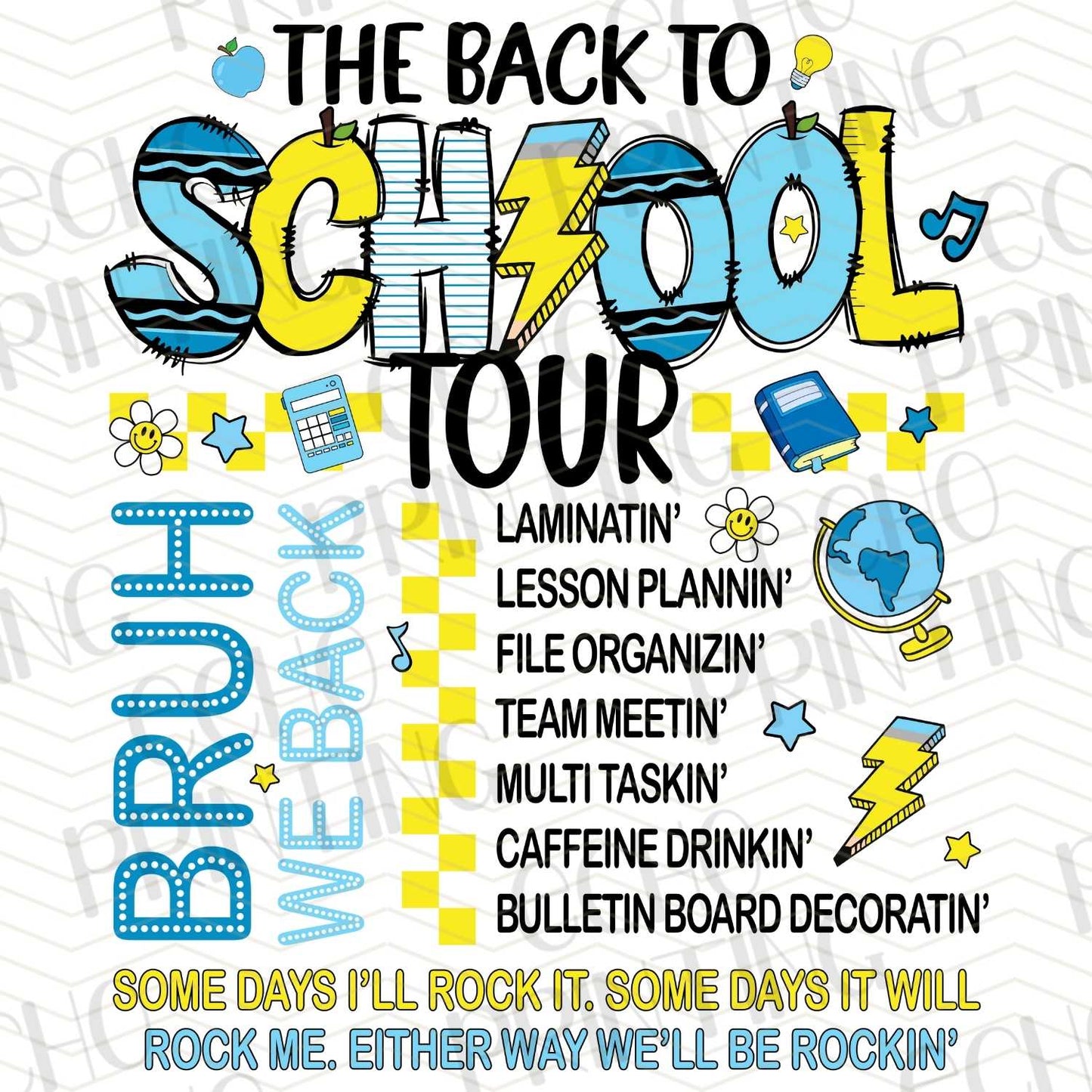 BTS 9 - THE BACK TO SCHOOL TOUR BLUE THEME