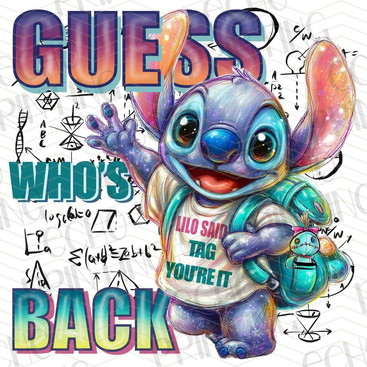 BTSG 97 - BLUE ALIEN READY FOR SCHOOL RETURN