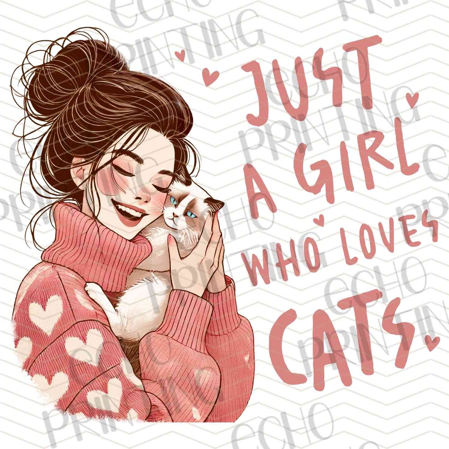 CATG 85 - JUST A GIRL WHO LOVES CATS