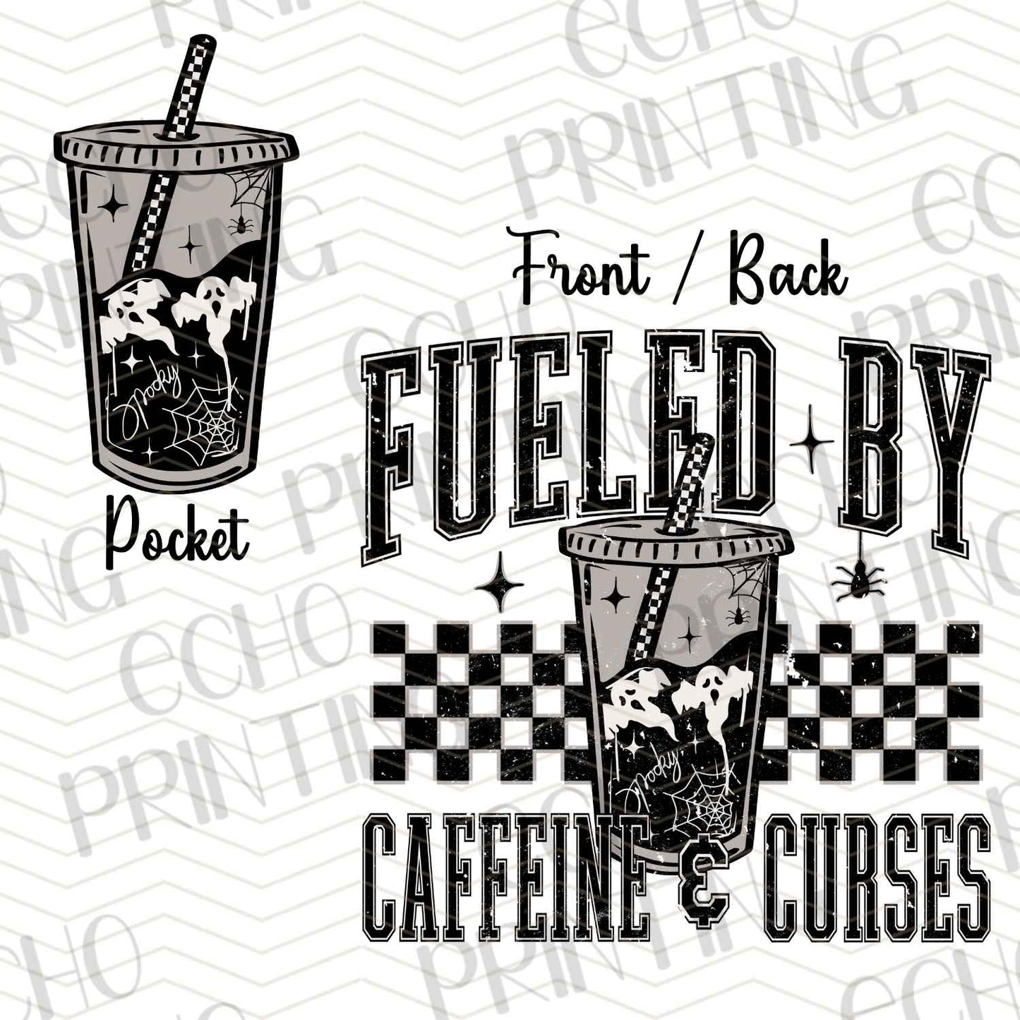CFE 67 - FUELED BY CAFFEINE AND CURSES | POCKET & BACK SOLD SEPERATELY