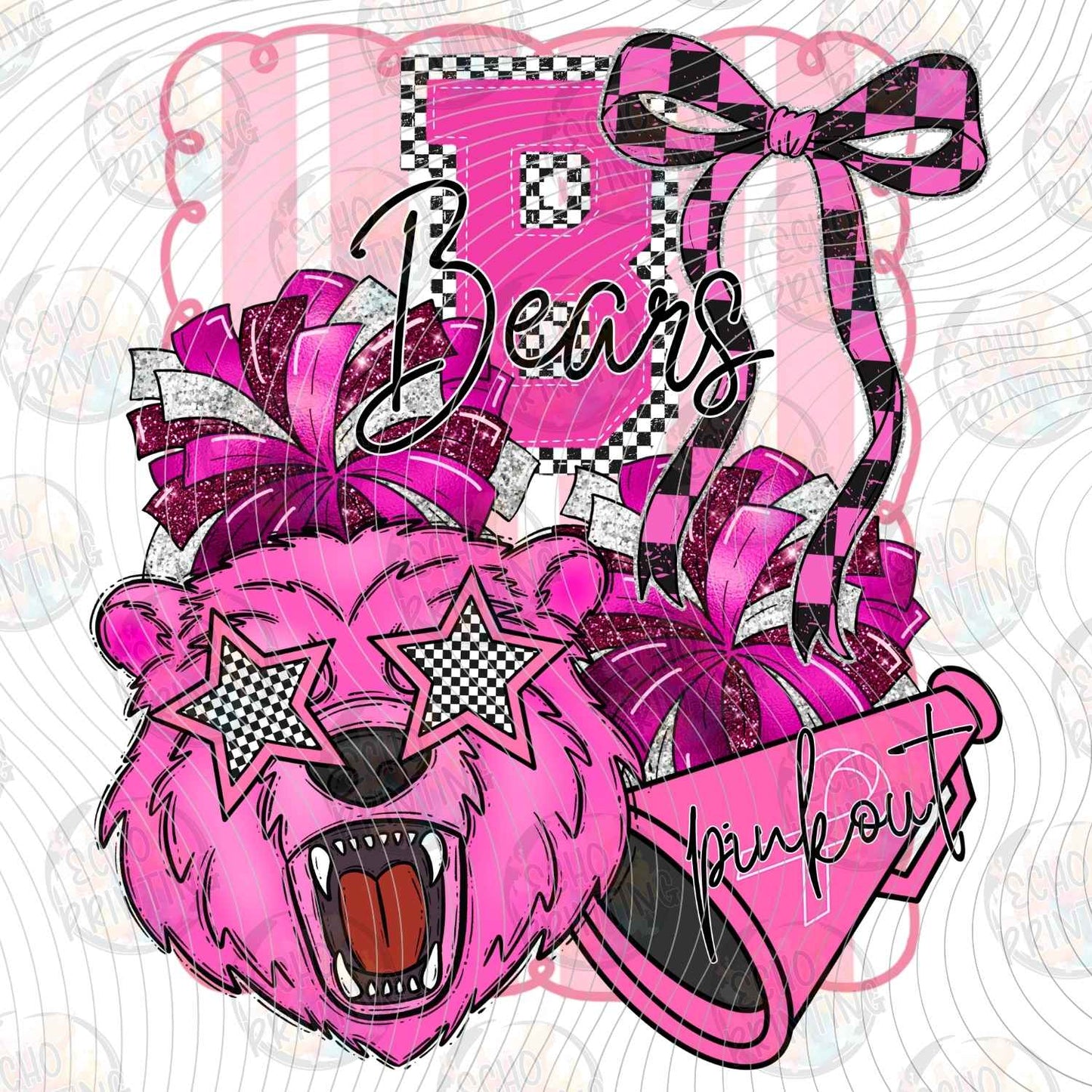 CGM 65 - PINK CHEER DOG