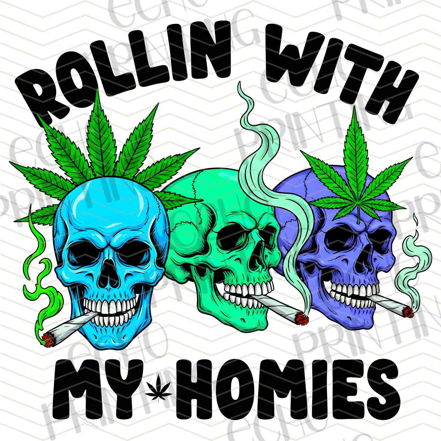 CNBG 16 – SKULL LEAF GRAPHIC