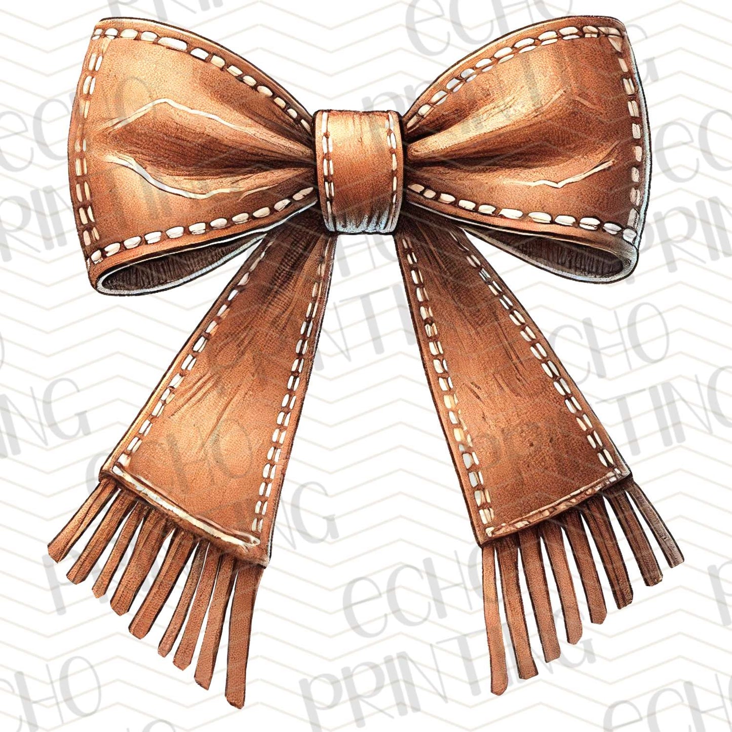 COGR 42 - RUSTIC LEATHER LOOK BOW
