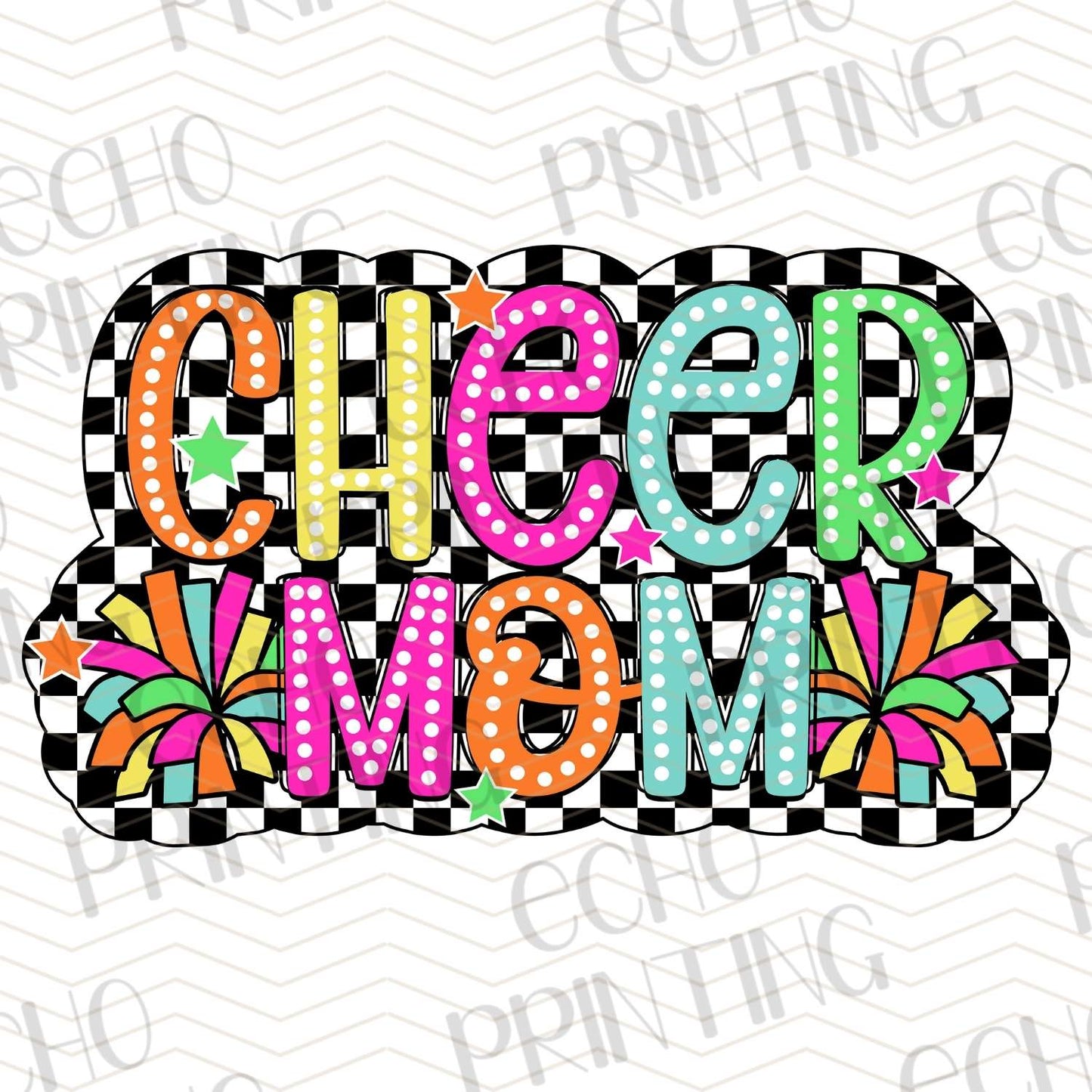 DCNG 37 - BRIGHT FLOWER CHEER MOM