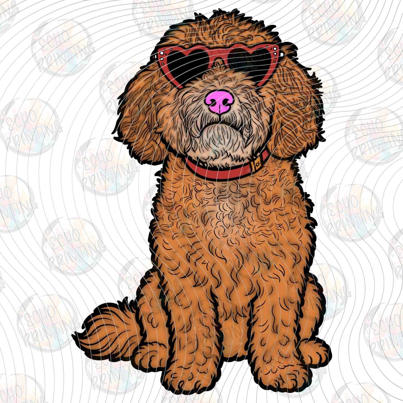 DGBSF 179 - COOL DOODLE DOG PORTRAIT
