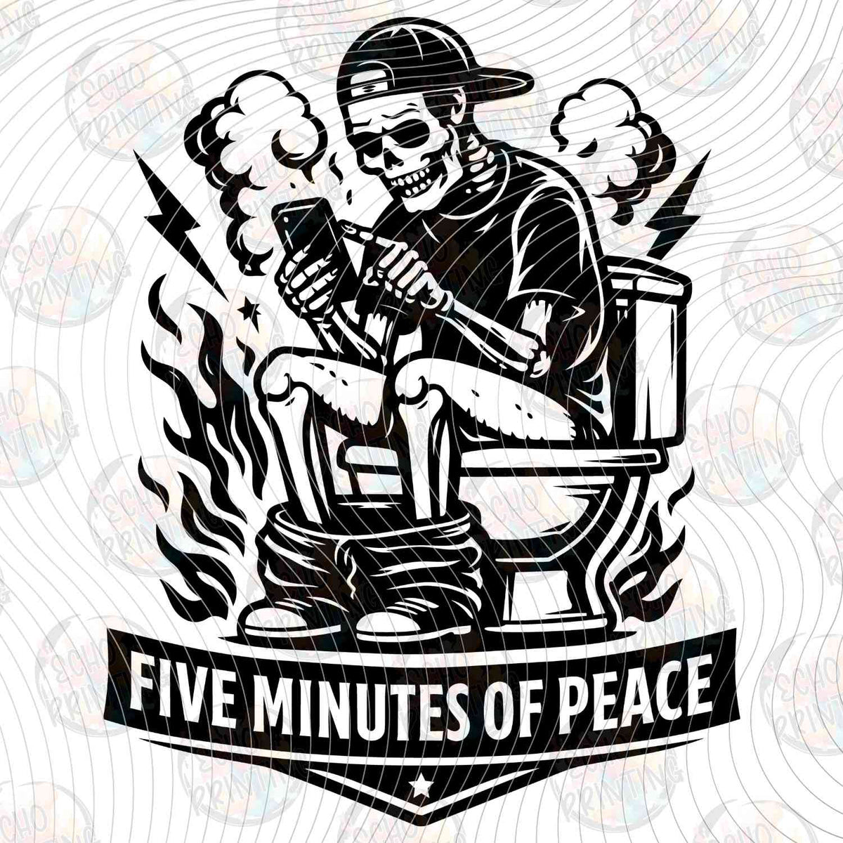 DGU 421 - FIVE MINUTES OF PEACE SKELETON