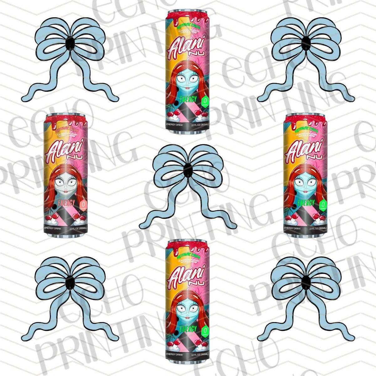 DNKG 187 - COLORFUL DRINK PATTERN