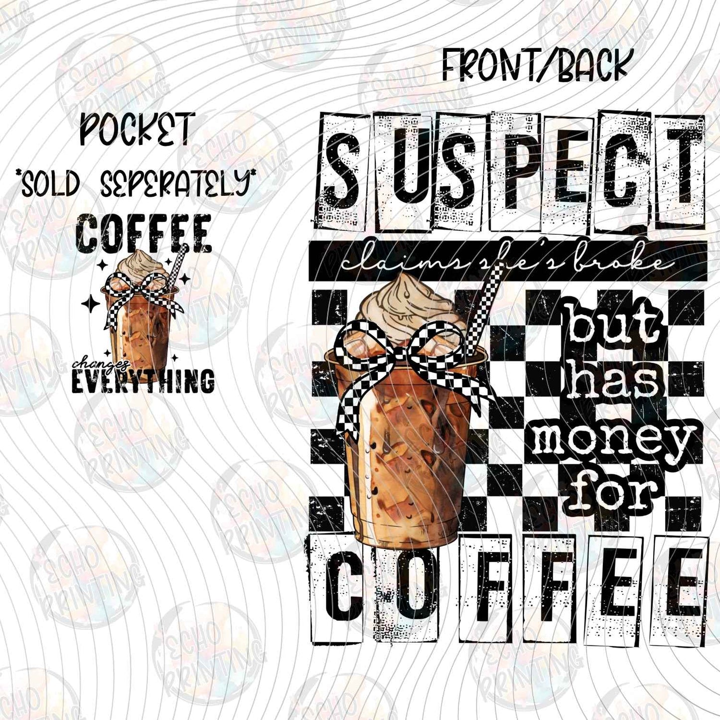 DNKG 443 - SUSPECT SPENDS MONEY ON COFFEE ICED DRINK