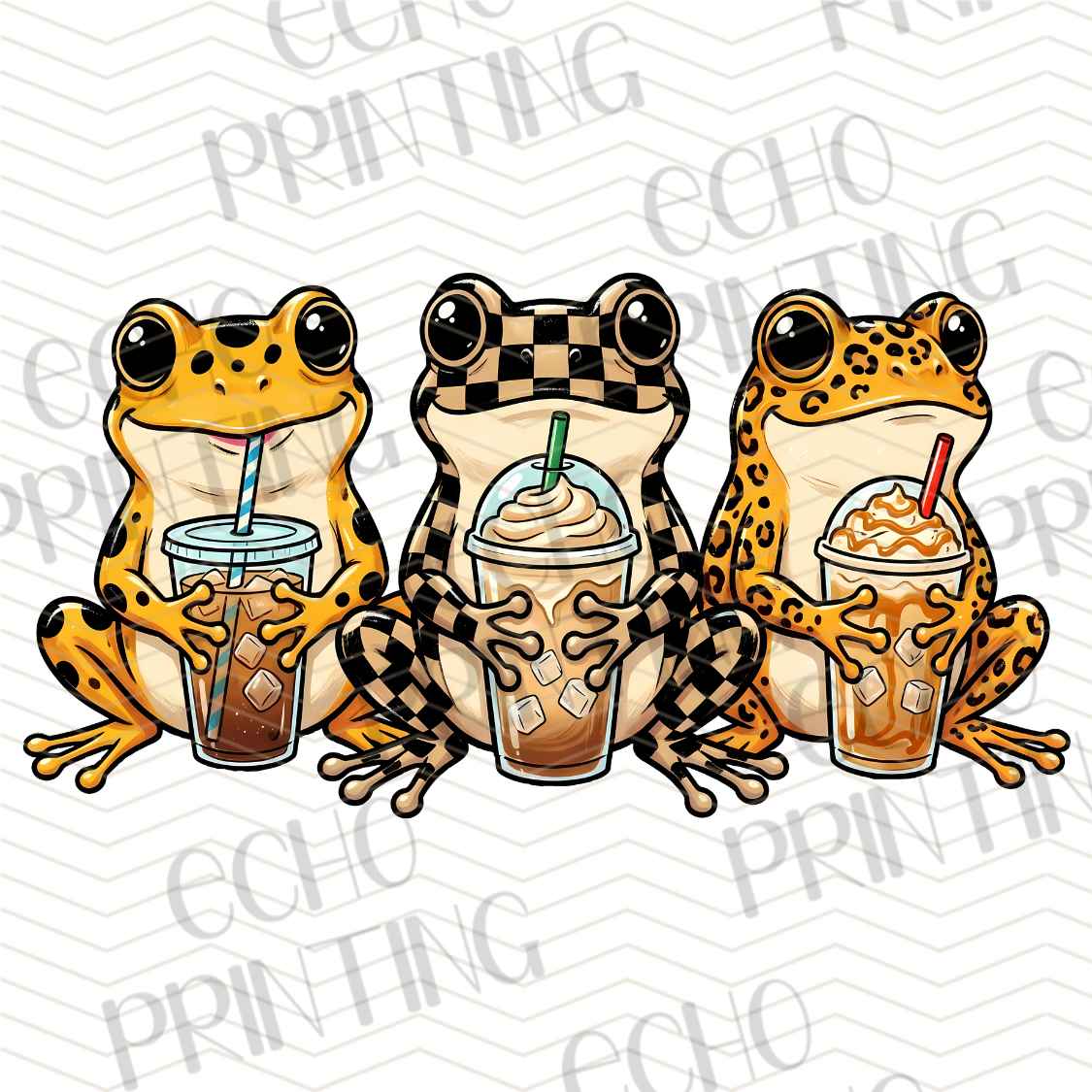 DNKG 476 - COFFEE LOVING FROG TRIO