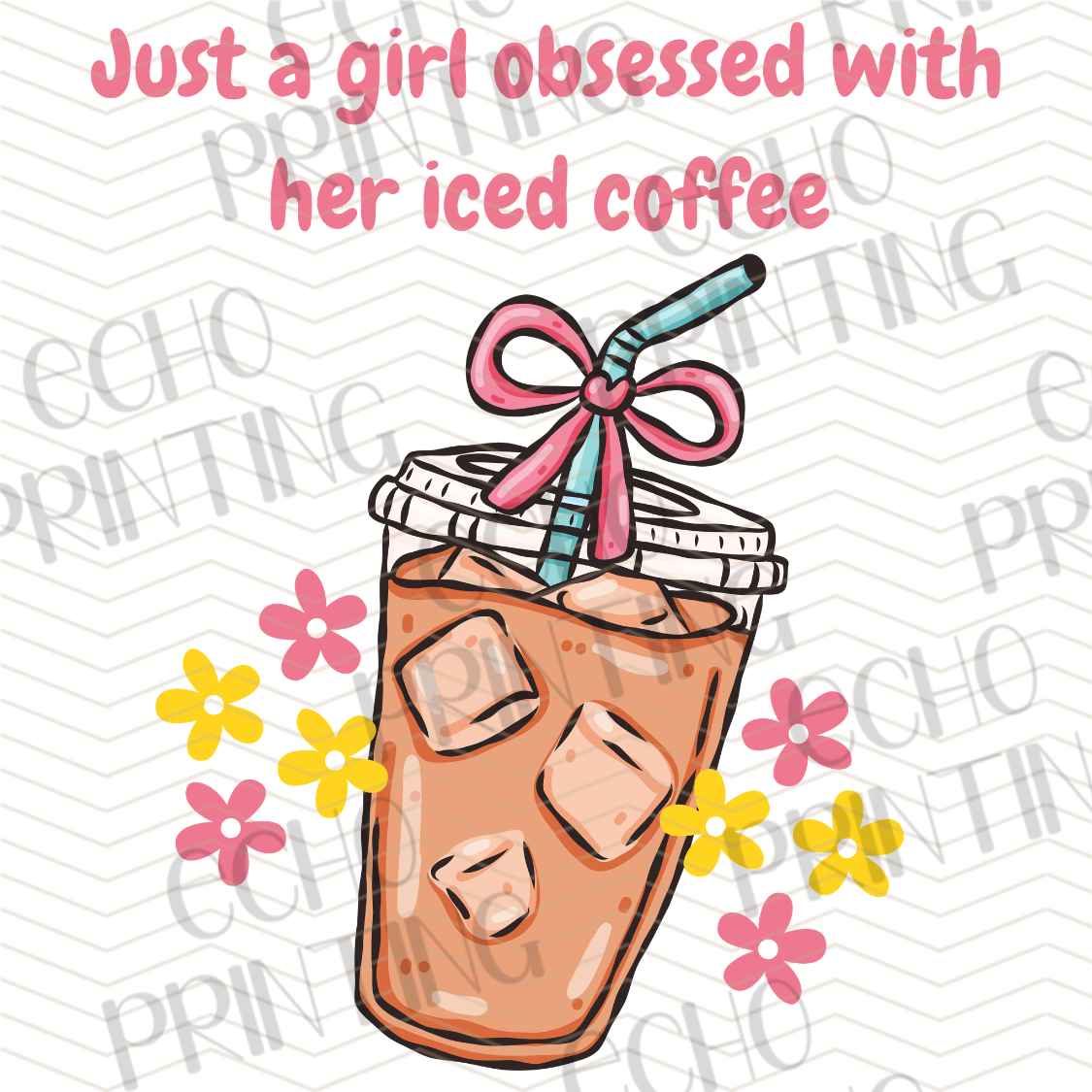 DNKG 477 - ICED COFFEE OBSESSED GIRL