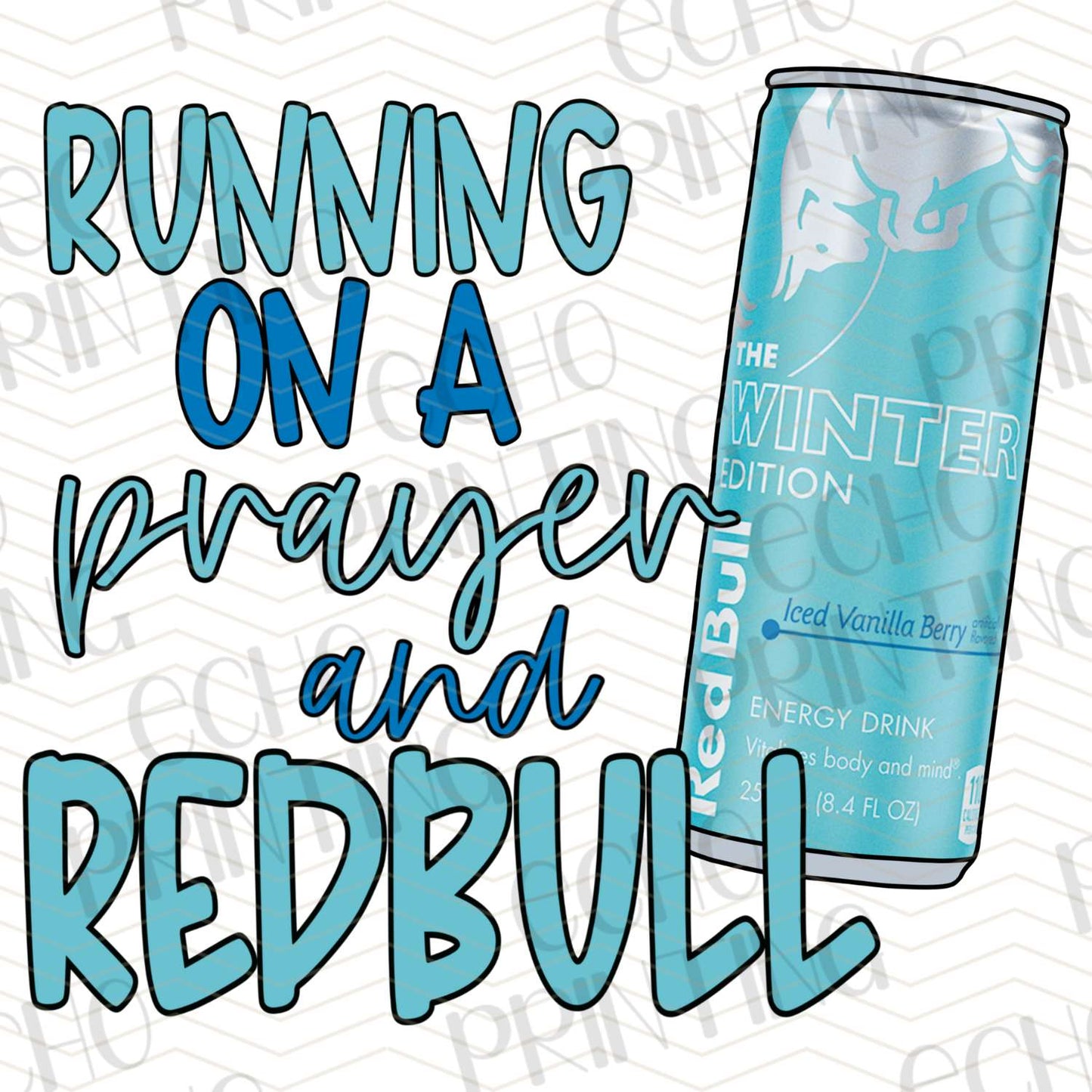 DNKG 19 - RUNNING ON A PRAYER AND RED BULL (BLUE)