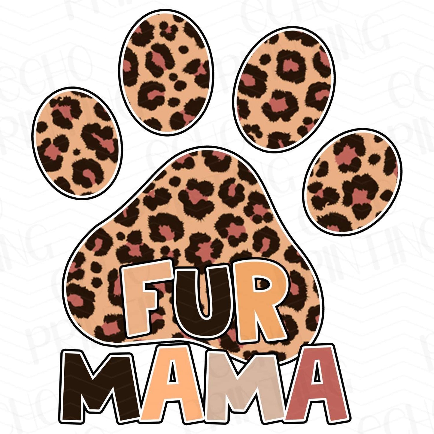 DG 12 - FUR MAMA WITH LEOPARD PAW